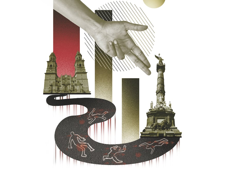 La Familia Michoacana y sus intentos por expandirse en la CDMX. Ilustración de Liliana Pedraza