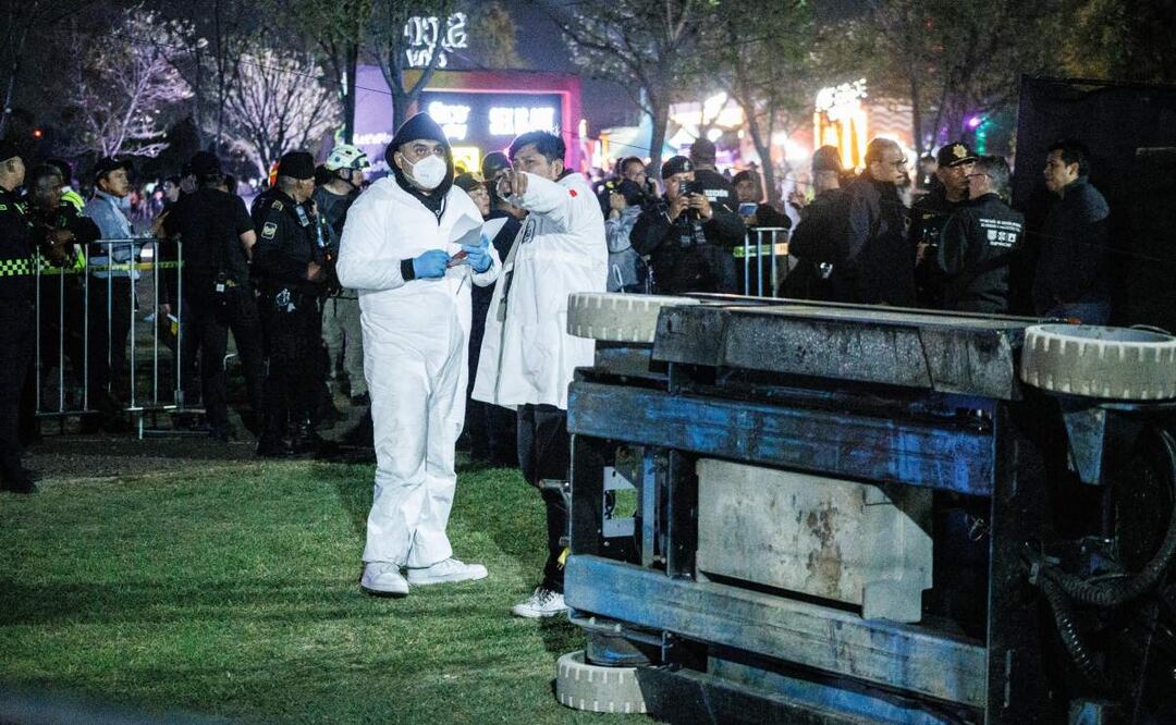 Confirman dos muertos tras colapso de estructura en Festival Axe Ceremonia en el Parque Bicentenario en CDMX (05/04/2025). Foto: Yaretzy M. Osnaya EL UNIVERSAL