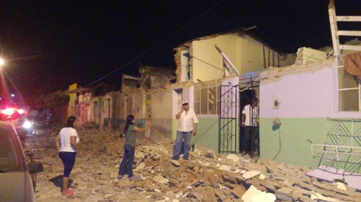 Aspecto de daños en Chiapas. Especial