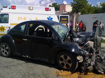 Accidente en Mérida deja tres personas lesionadas