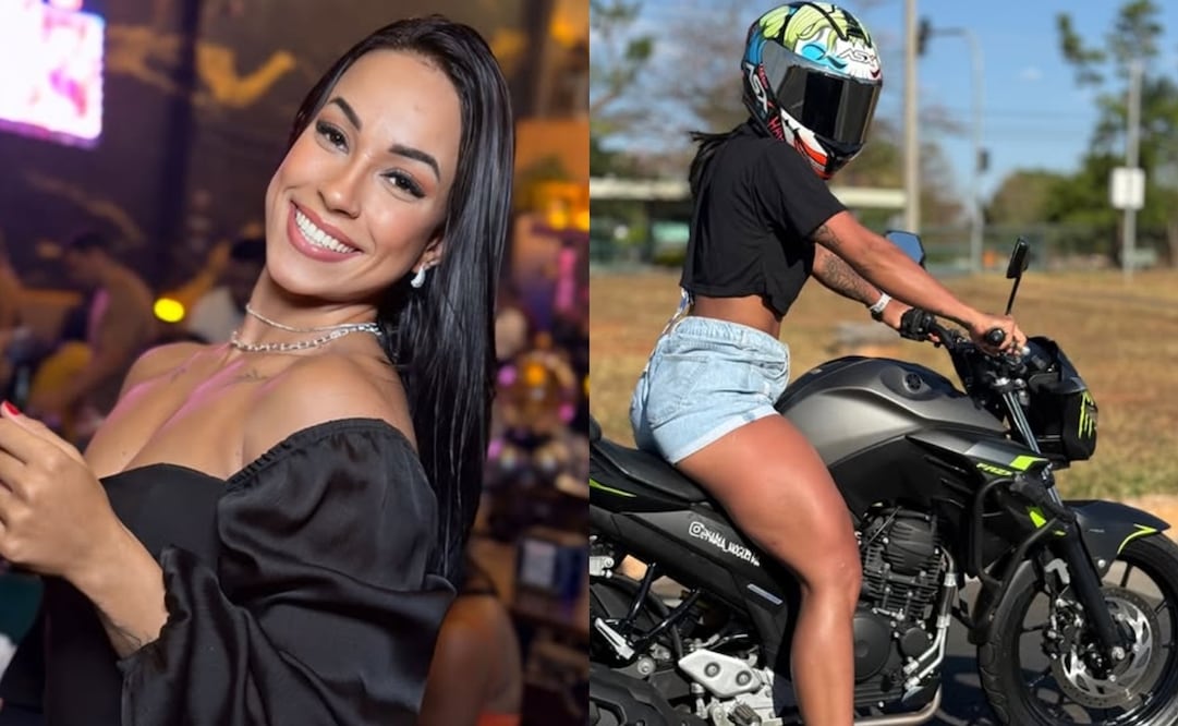 Muere influencer brasileña tras accidente de motocicleta. Foto: Redes sociales