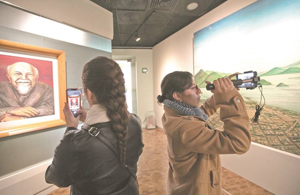 La exposición Visión de Anáhuac se exhibe en la Sala de Exposiciones Temporales del Museo Nacional de Antropología. Fotos/GERMÁN ESPINOSA. EL UNIVERSAL