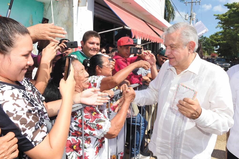 En Yucatán, el presidente Andrés Manuel López Obrador anunció el inicio de la basificación de 6 mil médicos. Foto/PRESIDENCIA