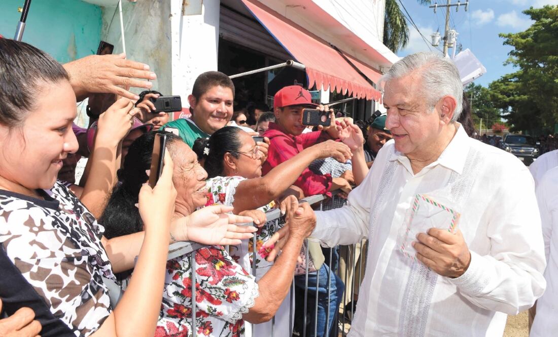 En Yucatán, el presidente Andrés Manuel López Obrador anunció el inicio de la basificación de 6 mil médicos. Foto/PRESIDENCIA