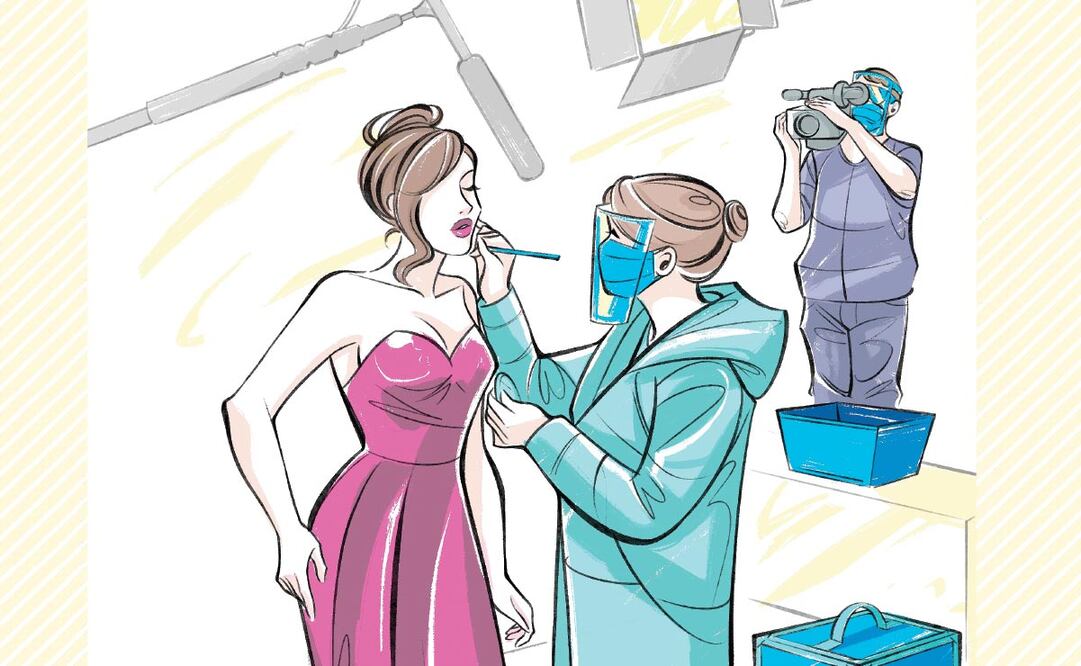 Medidas sanitarias en los sets de grabación