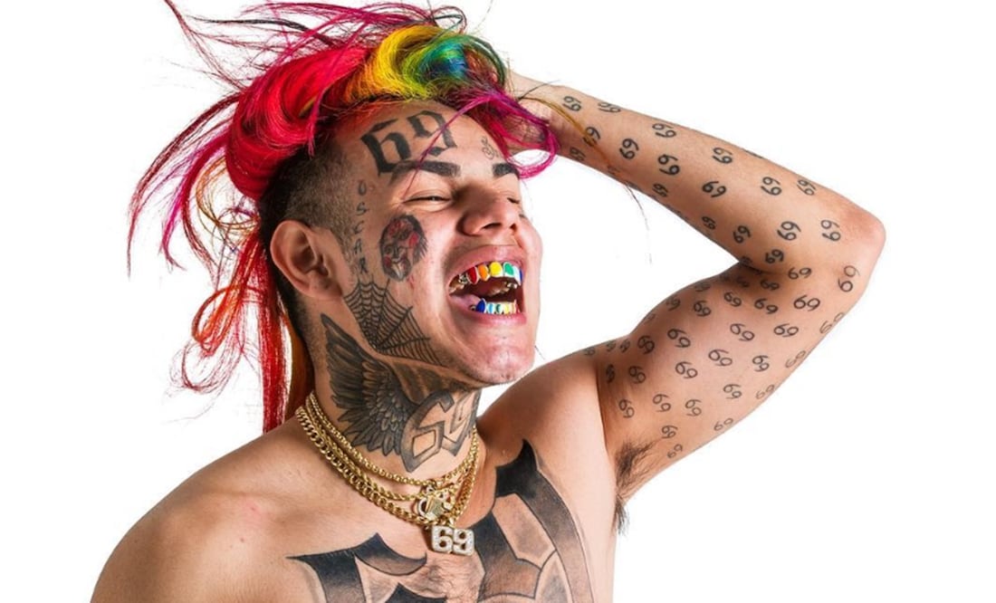 El rapero TEKASHI 6IX9INE fue atacado brutalmente en un gimnasio, por lo que fue internado de emergencia.
Foto: Instagram