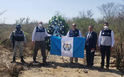 Embajador de Guatemala honra a migrantes asesinados en Camargo, Tamaulipas