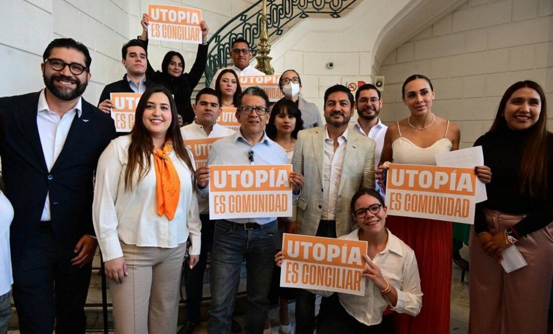 Movimiento Ciudadano pide que construcción de Utopías sea por consenso vecinal (10/04/2025). Foto: Especial