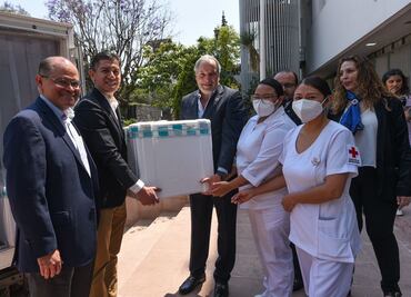 Cruz Roja Mexicana recibe donación de 12 mil vacunas contra Covid-19