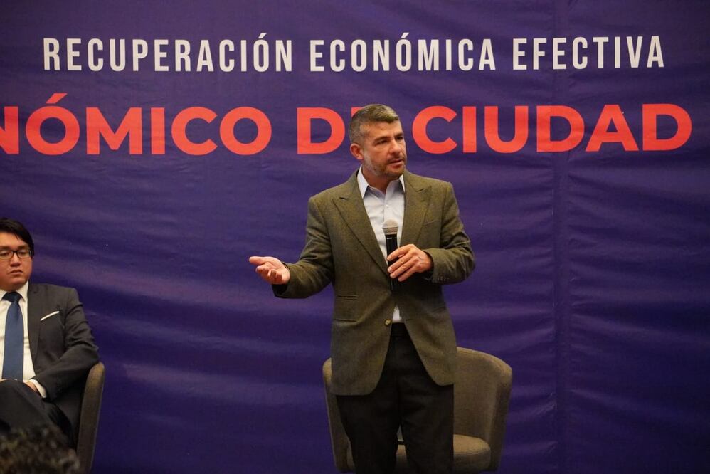 El alcalde de Miguel Hidalgo, Mauricio Tabe, participó en el Foro Económico de la Ciudad de México 2022.Foto: especial