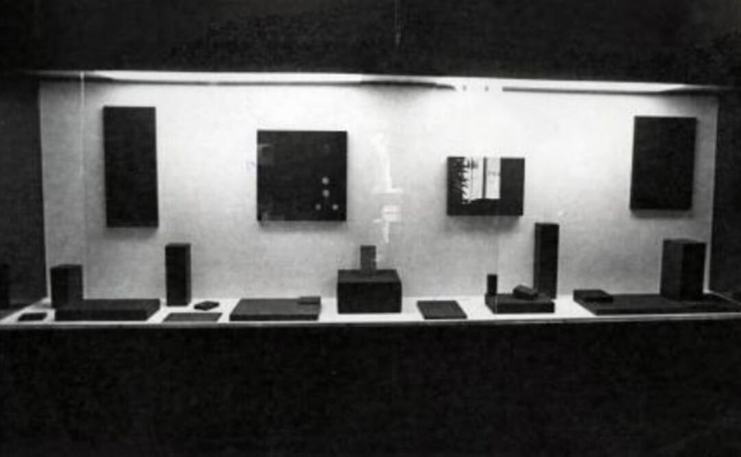 Así lucieron las vitrinas del Museo Nacional de Antropología e Historia tras el robo. Foto: Archivo El Universal