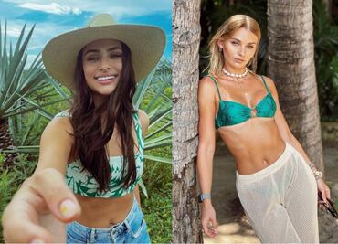 Irina Baeva y Renata Notni lucen el mismo bikini este verano