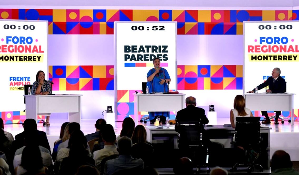 Segundo foro regional del Frente Amplio por México, denominado "Un futuro viable para México". Foto: especial