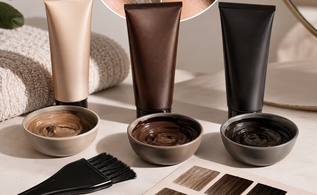 Estos son los mejores tintes para cubrir las canas. Foto: Imagen creada con IA