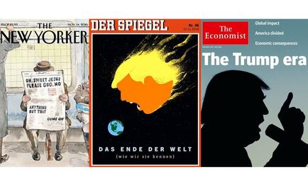Tres semanarios del mundo analizan triunfo de Trump