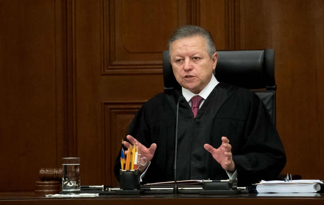 El presidente de la Suprema Corte, Arturo Zaldívar, informó que se decidió fortalecer la autonomía del Instituto de la Judicatura Federal para el diseño y evaluación de todos los cargos dentro de los Juzgados y Tribunales. Foto: Archivo/EL UNIVERSAL