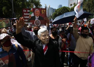 Alistan marcha pro AMLO en las inmediaciones del Ángel de la Independencia