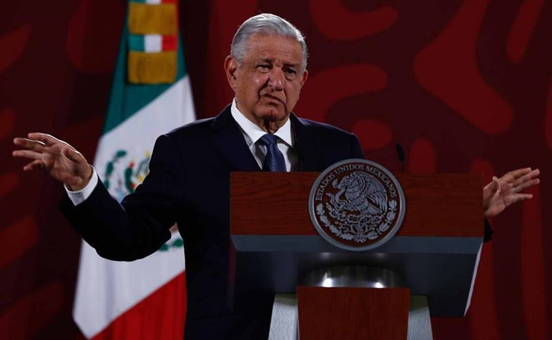 El presidente López Obrador cuestionó el rechazó al Tren Maya, cuando, desde su punto de vista, existen otros proyectos que sí dañan al medio ambiente. Foto: Diego Simón Sánchez/EL UNIVERSAL