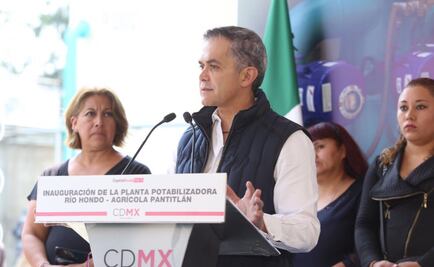 Inaugura Mancera planta potabilizadora en Iztacalco