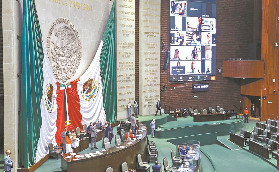 El pleno de la Cámara de Diputados discutirá los cambios que avaló el viernes el Senado sobre la pregunta que se hará en la consulta para la revocación de mandato. Foto: ARCHIVO EL UNIVERSAL