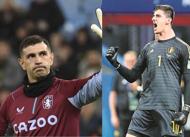 Thibaut Courtois le ganó al Dibu Martínez en la lucha por ser el mejor portero del mundo