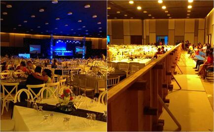 Dividen con muro fiesta de graduación