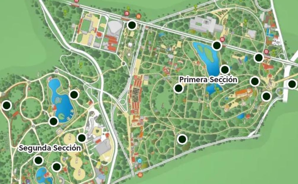 Gracias al servicio de mapas que ofrece la aplicación, ningún visitante se perderá en las 4 secciones del parque. Foto: App Bosque de Chapultepec