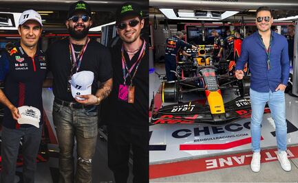Checo Pérez recibe el apoyo de Carin León y Carlos Rivera en el GP de Estados Unidos