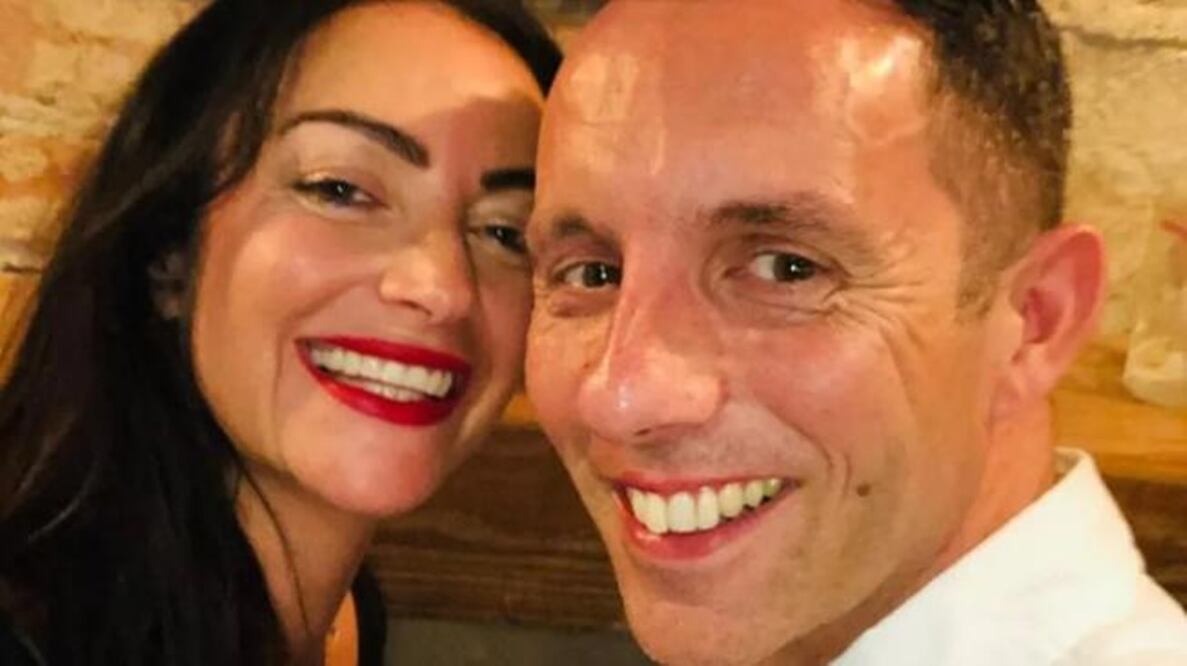 Kirsty Bortoft y su esposo Stu. Foto: The Sun