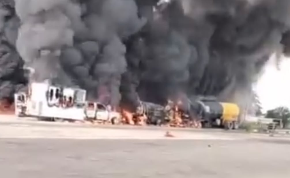El incidente provocó una intensa movilización de cuerpos de emergencia, corporaciones de seguridad y personal de Protección Civil. Foto: Captura de pantalla