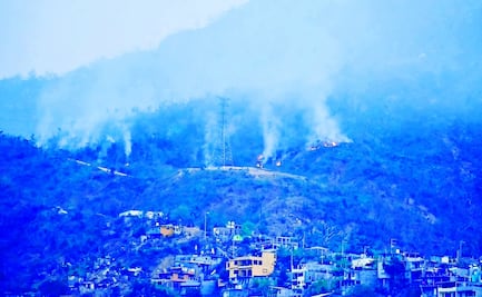 Incendios amenazan a Acapulco y Chilpancingo 