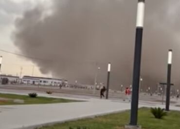 Tolvanera en aeropuerto Felipe Ángeles no dejó daños: Sedena