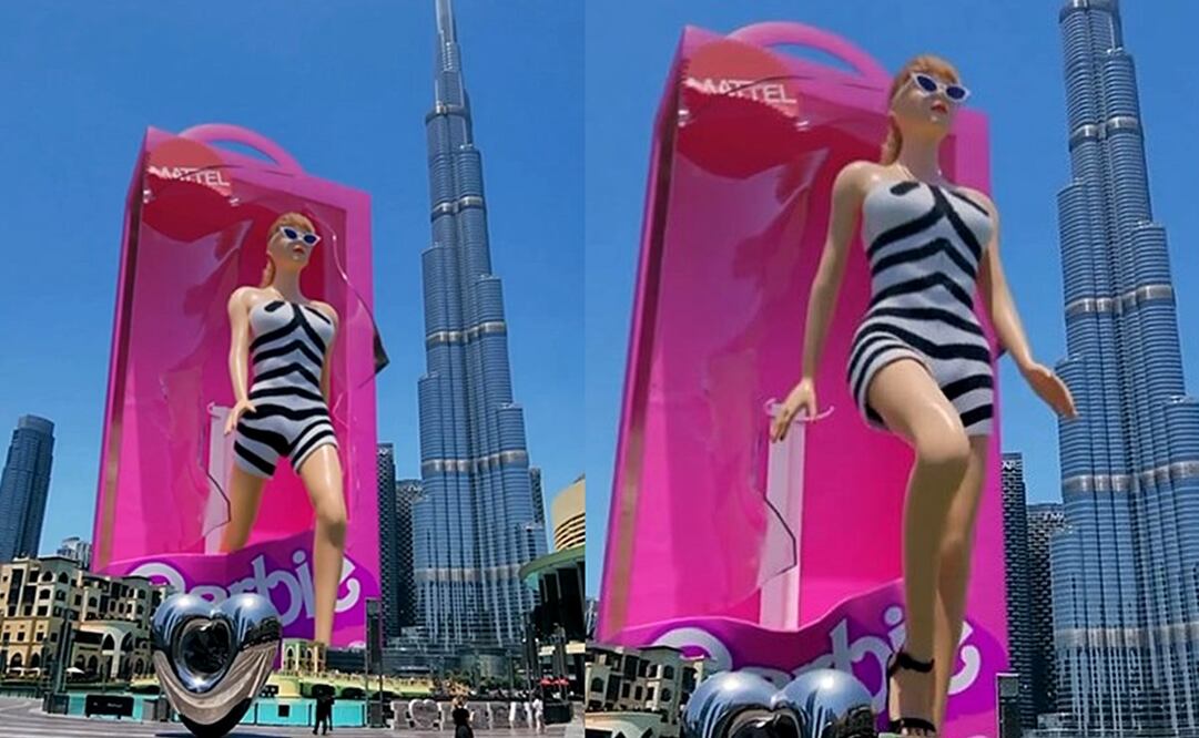 La Barbie gigante llegó a Dubái. Foto: Instagram
