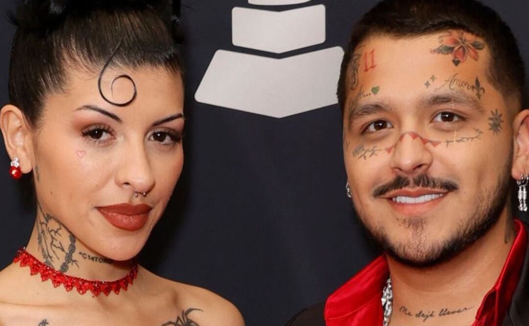 Cazzu y Christian Nodal. Foto: Twitter @CazzuJefa12