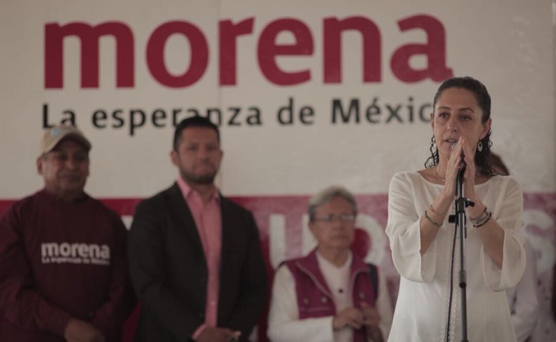 Claudia Sheinbaum dijo que las declaraciones de Héctor Hugo Hernández, quien la llamó "chacha" no le ofenden "porque las trabajadores del hogar, me merecen respeto". Foto: Especial