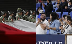 Rinden homenaje en los juegos de la Liga MX a elementos de las Fuerzas Armadas que perdieron la vida
