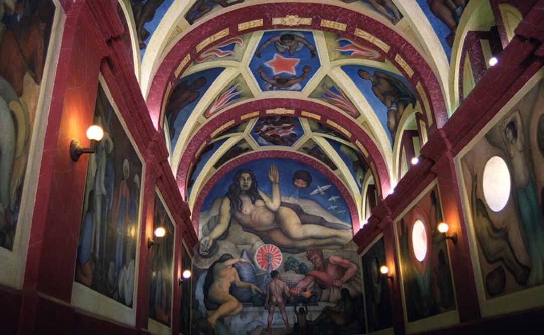 “Every architectural element such as the arches and door frames are decorated with grisailles, which complement the overall discourse of the masterpiece,” stated Martínez Bermúdez - Photo: File photo/EL UNIVERSAL