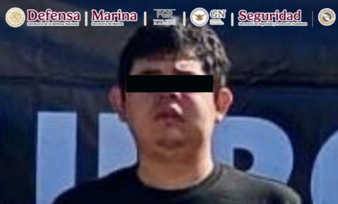 Detienen a el "Drácula" presunto jefe de cédula delictiva allegada a Los Chapitos (28/12/2024). Foto: Especial