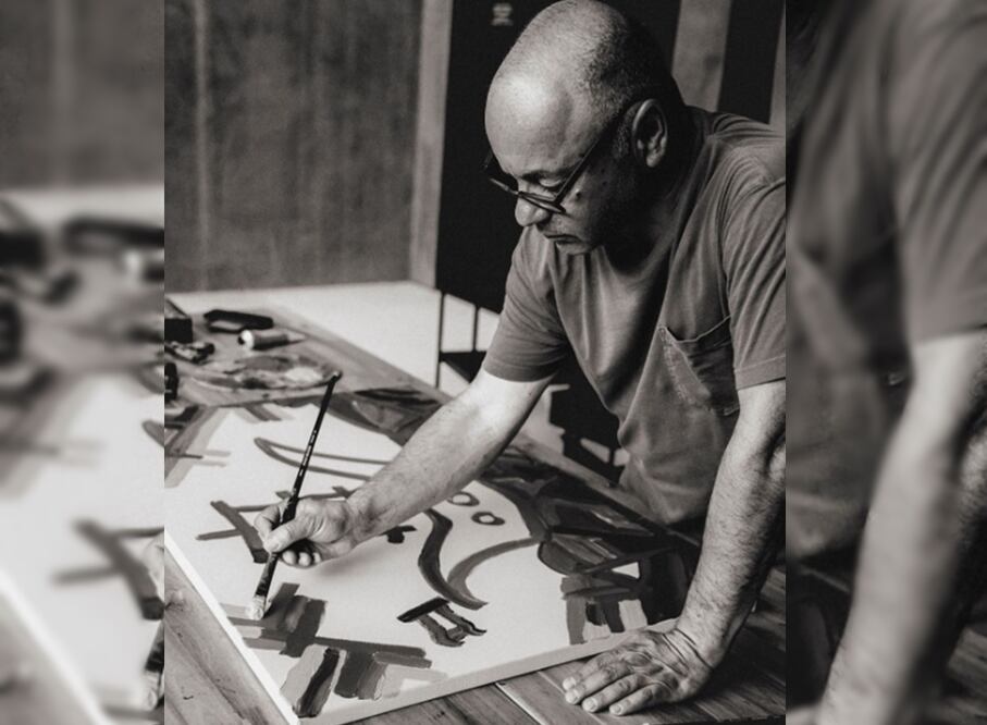 Eugenio Shvidler, empresario y, ahora, artista, recientemente, develado.
Foto: Especial