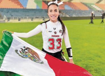 Diana Flores y su camino hacia convertirse en el rostro de la NFL; desea luchar por medallas en Los Ángeles 2028