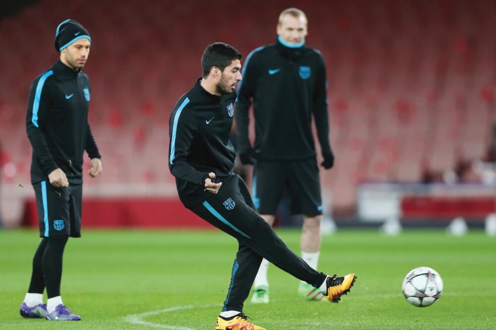 Luis Suárez forma parte de un tridente ofensivo muy peligroso (MATTHEW CHILDS. REUTERS)