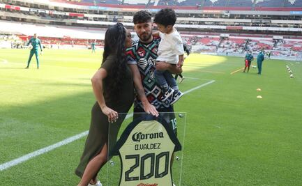Bruno Valdez cumple 200 partidos con el América y recibe homenaje
