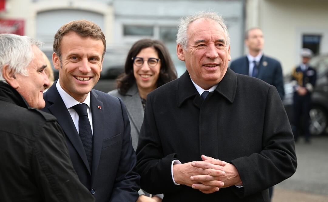 Macron nombra a François Bayrou como el nuevo primer ministro de Francia. Foto: EFE