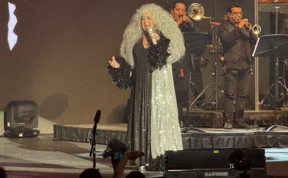 La cantante argentina Amanda Miguel durante su concierto en el Auditorio Nacional el pasado domingo 8 de marzo. Foto: César Olivares / EL UNIVERSAL