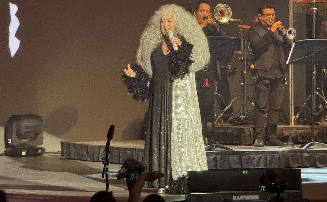 La cantante argentina Amanda Miguel durante su concierto en el Auditorio Nacional el pasado domingo 8 de marzo. Foto: César Olivares / EL UNIVERSAL