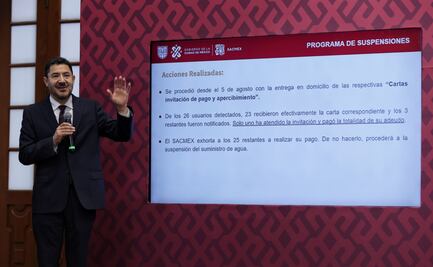 Gobierno de CDMX exige pago de 31 mdp a grandes deudores por servicio de agua