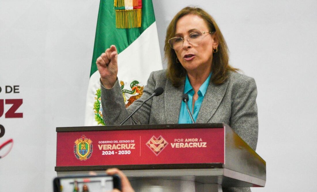 La gobernadora de Veracruz, Rocío Nahle. Foto: Yerania Rolón/ Cuartoscuro