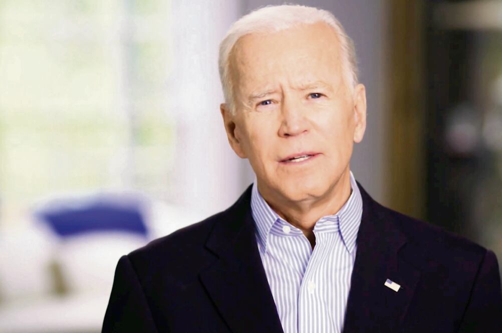 El exvicepresidente Joe Biden, ayer en Wilmington, Delaware / AP