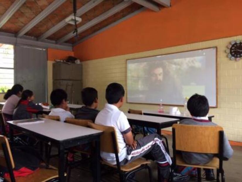 Enseñan con libro de Harry Potter en escuela de Tlaxcala