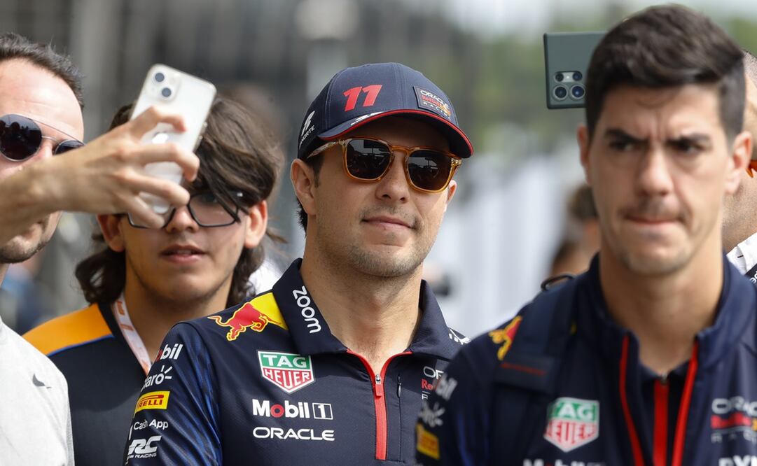 Checo Pérez, previo a la Práctica Libre 1 del Gran Premio de Brasil - Foto: AP